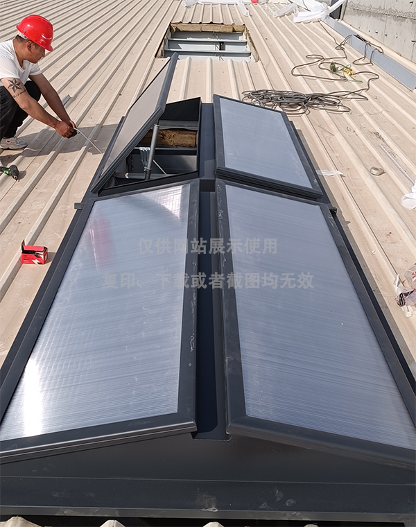 兰州王老吉生产车间都兰排烟天窗