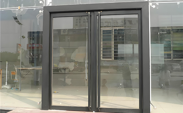 都兰玻璃地弹门