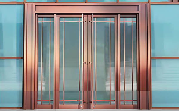 都兰玻璃地弹门