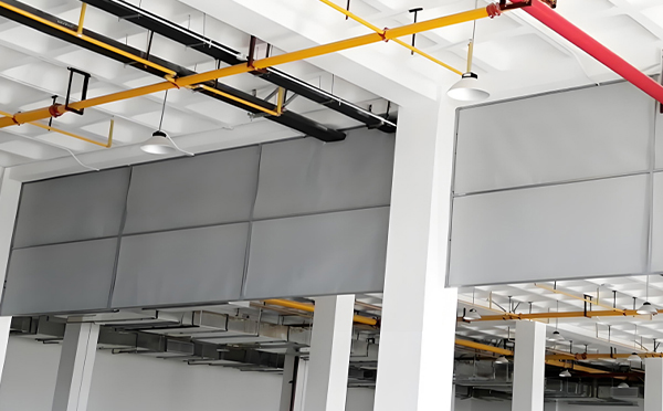 商场防烟分区常闭节点:都兰挡烟垂壁高度与控制器接线图解 商场防烟分区常闭节点:都兰挡烟垂壁高度与控制器接线图解